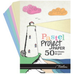Treeline A4 80gsm Pastel Paper Pad - 50 Sheet